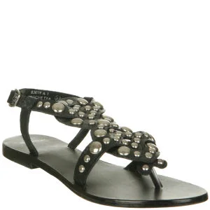 Bronx Women's Sienna Studded Sandals - 3 - Noir Image 1