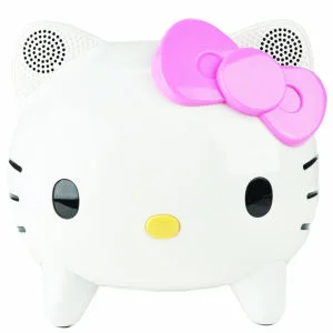 Hello Kitty Touch Sensitive iPod Dock and Speaker - White/Pink Image 1