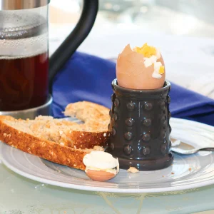 Eggsterminator egg cup - ceramic Image 1