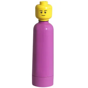 Lego Drinking Bottle - Pink Image 1