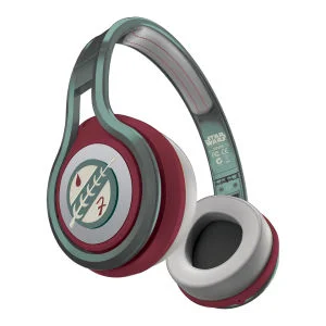 SMS Audio by 50 Cent Street Wired Headphones Includes Passive Noise Cancellation - Star Wars Edition - Boba Fett - Green/Brown Image 1