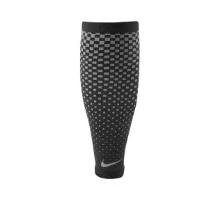 Nike Dri-Fit 360 Calf Sleeves - Black/Silver - S-M - Noir Image 1