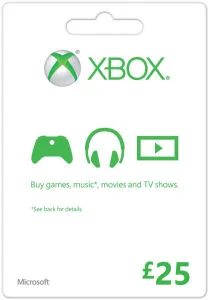 Xbox Gift Card - £25 Image 1
