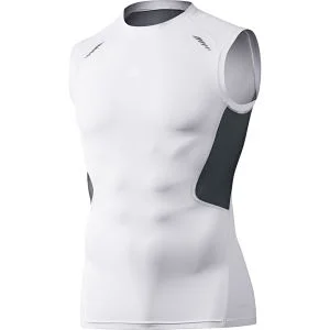 adidas Men's Techfit Preparation Sleeveless T-Shirt - White - S - Blanc Image 1