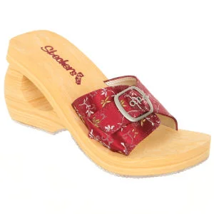 Skechers Women's Sandals - Burgundy - 4 - Rouge Image 1