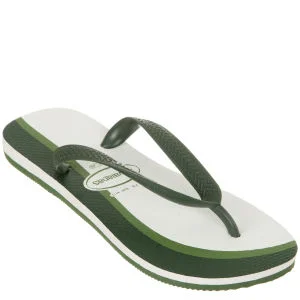 Havaianas Unisex 4 Nite Flip FlopsWhite - Black - 3 - Blanc Image 1