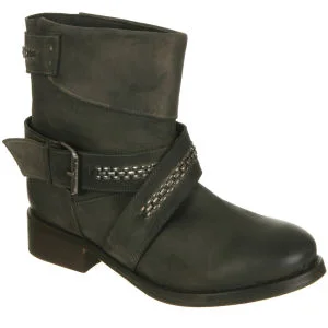 French Connection Women's Kesham Cross Stapled Boot - 3 - Noir Image 1