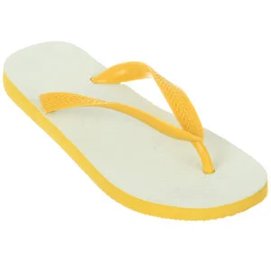 Havaianas Unisex Tradicional Flip Flops - Yellow - 1 - Citron Image 1