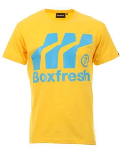 Boxfresh Men's Lugsail Classic Fit T-Shirt - S - Citron Image 1