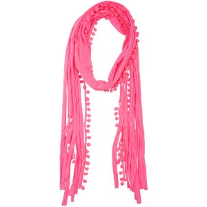 Firetrap Pom Plain Pompom Jersey Scarf - One Size - Pierre Image 1