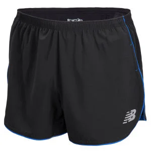 New Balance Men's NBX Boylston 3 Inch Split Running Shorts - Black - S - Noir Image 1