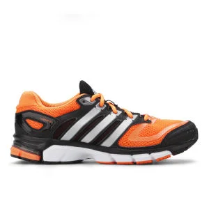 adidas Men's Response Cushion 22 Trainers - Solar Zest/Metalic Silver/Black - 6 - Solar Zest/Metalic Silver/Black Image 1