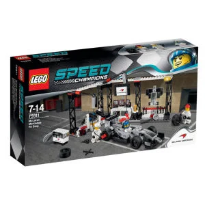 LEGO Speed Champions: L'arrêt au stand McLaren Mercedes (75911) Image 1