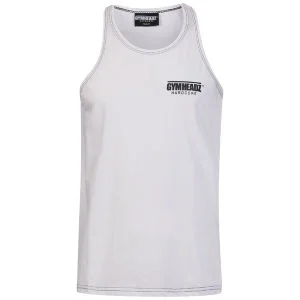 Gymheadz Men's Hardcore Bodybuilding Vest White - S - Blanc Image 1