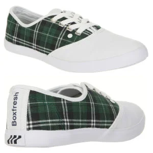 Boxfresh Men's Bobon Pump - White/Green - 6 - Vert Citron Image 1