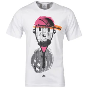 adidas Men's Gameboy T-Shirt - White - XS - Blanc Image 1