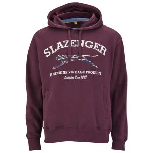 Slazenger Men's Sansom Over the Head Hoody - Damson - S - Damson Image 1
