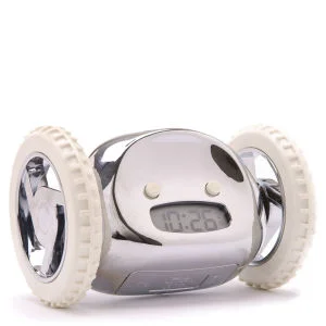 Clocky Runaway Alarm Clocks - One Size - Argent Image 1