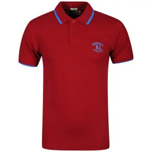 Russell Athletic Men's Biller Polo-Shirt - Red - S - Rouge Image 1