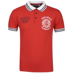 Soul Star Men's Diplomat Polo Shirt - Red - S - Rouge Image 1