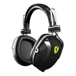 Ferrari P200 Scuderia Noise Cancelling Headphones by Logic3 - Black Image 1