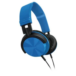Philips SHL3000 DJ Headband Headphones - Blue Image 1