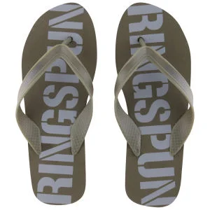 Tongs Ringspun Glen - Kaki - 6-7 - Khaki Image 1