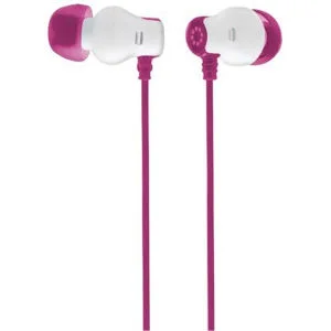 Memorex Stereo Earbuds - Pink Image 1
