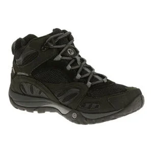 Merrell Women's Azura Mid Gore Tex Hiking Boots - Black/Grey - 4 - Noir/Gris Image 1