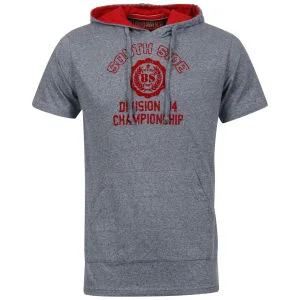 Brave Soul Men's Hooded T-Shirt - Blue - M - Bleu Image 1