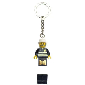 LEGO Minifigure 8GB USB Flash Drive - Fireman Image 1