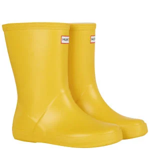Hunter Kids' First Wellies - Yellow - 8 - Citron Image 1