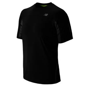 New Balance Men's Running Impact Ice T-Shirt - Black - S - Noir Image 1