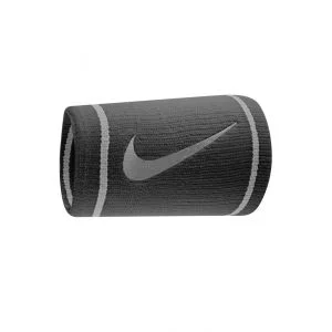 Nike Dri-Fit Wristbands - Black/Base Grey - One Size - Black/Base Grey Image 1