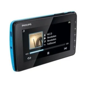 Philips GoGEAR SA4VD408AF/12 MP4 Video Player With Full Sound and 4.3 Inch Screen Image 1