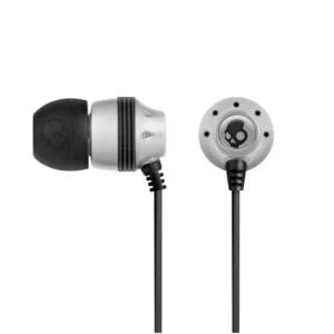 Skullcandy 2010 INK'D SC Earphones - Silver/Black Image 1