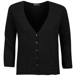 Brave Soul Women's Buttoned Cardigan - Black - S - Noir Image 1