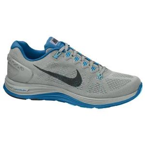 Nike Men's Lunarglide + 5 Running Shoes - Base Grey - 7 - Base Grey Image 1