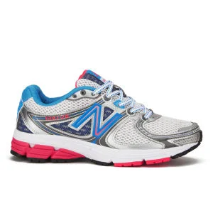 New Balance Women's Fitness 680v2 Trainers - White/Blue - 4 - Blanc Image 1