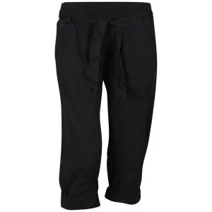 Bench Women's Carilo Cropped Trousers - Black - 26R - Noir Image 1