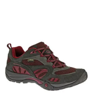 Merrell Women's Azura Gore Tex Hiking Shoes - Black/Wine - 4 - Black/Wine Image 1