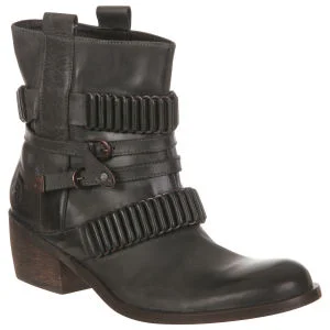 Bronx Women's Solid Short Boot - Grey - 4 - Gris Image 1
