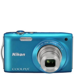 Nikon Coolpix S3300 Compact Digital Camera (16MP, 6x Optical, 2.7 Inch LCD) - Blue Image 1