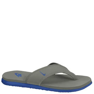 Nike Men's Celso Thong Plus Flip Flops - Grey/Blue - 7 - Gris/Bleu Image 1