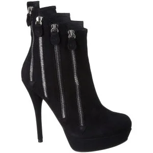 Diavolina Women's Olga Boot - Black Suede - 3 - Noir Image 1