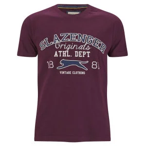 T-Shirt Slazenger Waddle pour Homme -Prune - S - Damson Image 1