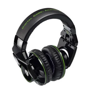 Hercules HDP G501 DJ-Adv Headphones - Black/Green Image 1