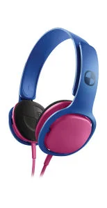 Philips SHO3300 O'Neill Cruz Headband Headphones - Blue/Pink Image 1