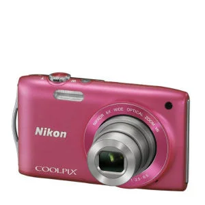 Nikon Coolpix S3300 Compact Digital Camera - Pink (16MP, 6x Optical Zoom, 2.7 Inch LCD) - Grade A Refurb Image 1