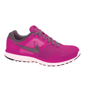 Nike Women's Lunarfly+4 Running Shoe - Pink Foil - 4 - Rose Image 1